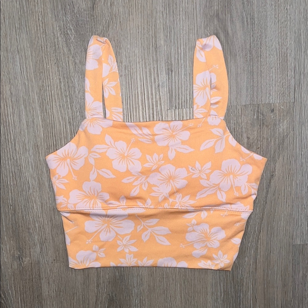 Multicolored Sleeveless Crop Tank Top